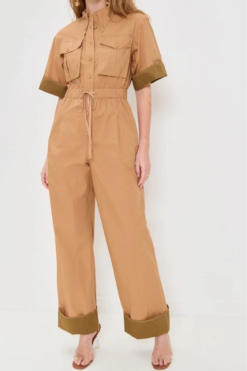 Franz Jumpsuit - Sahara Colorblock