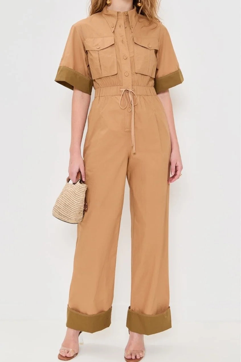 Franz Jumpsuit - Sahara Colorblock