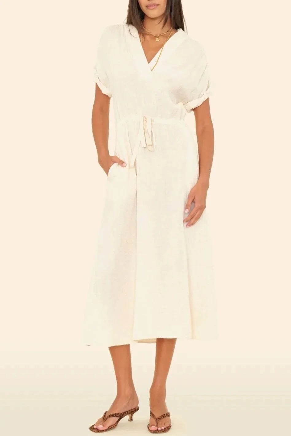 Adeline Dress - Oysterette