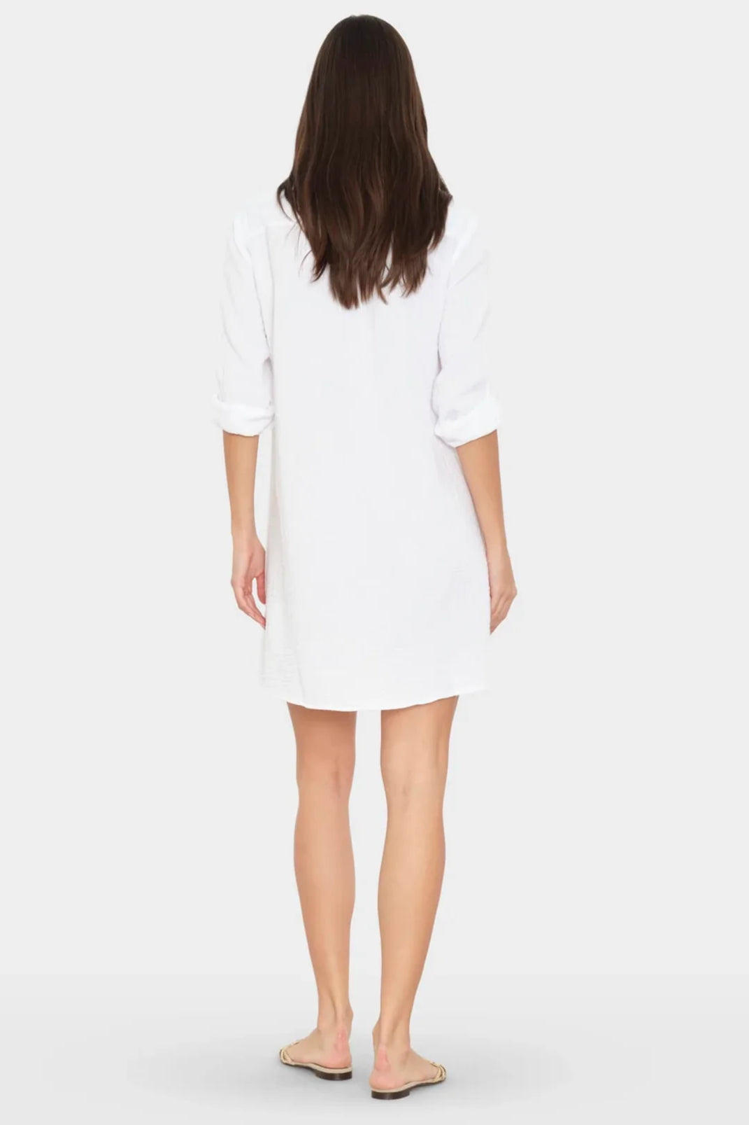 Bobby Gauze Dress - White