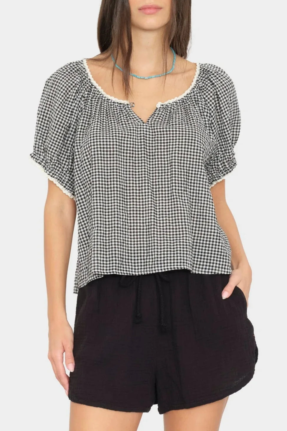 Maisie Top - Black Sand