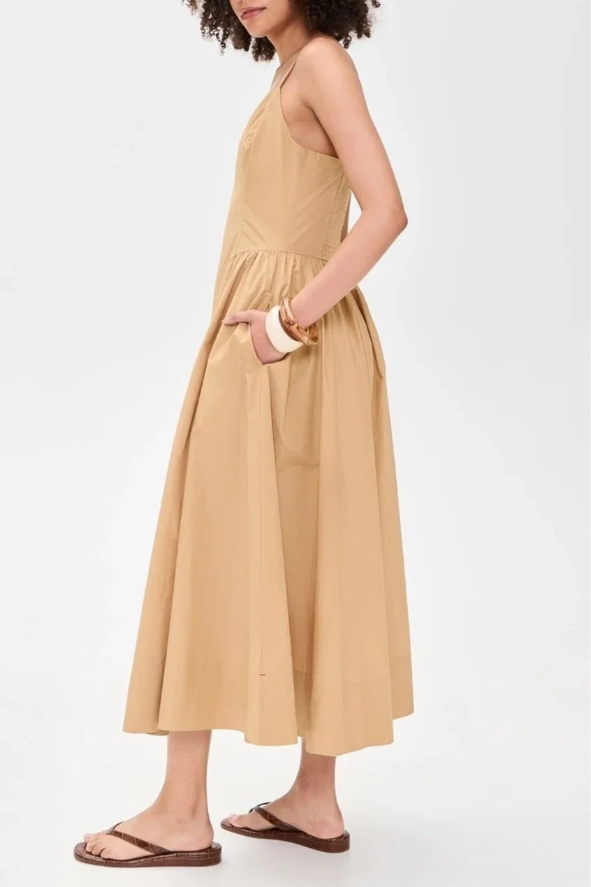 Bardot Dress - Twig