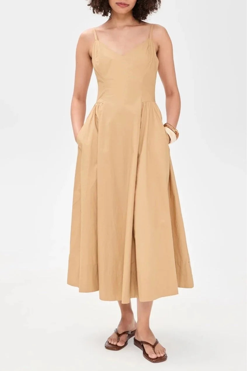 Bardot Dress - Twig