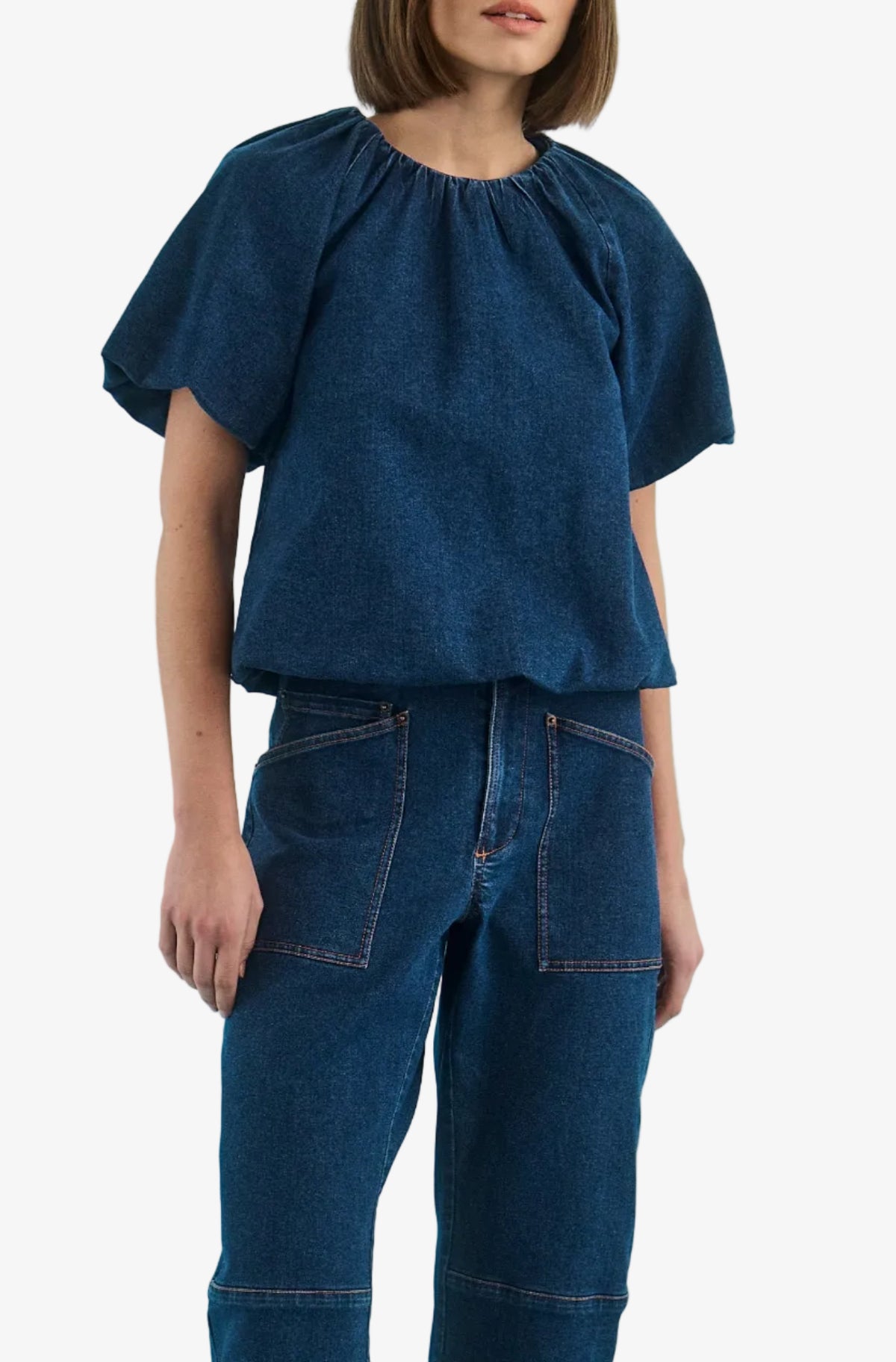 Mika Top - Blue Ridge Denim