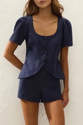 Emma Vest - Navy
